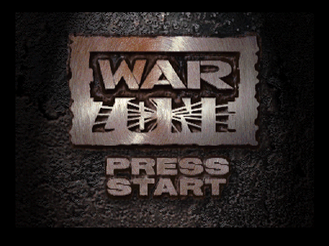 WWF Warzone title screen for Playstation